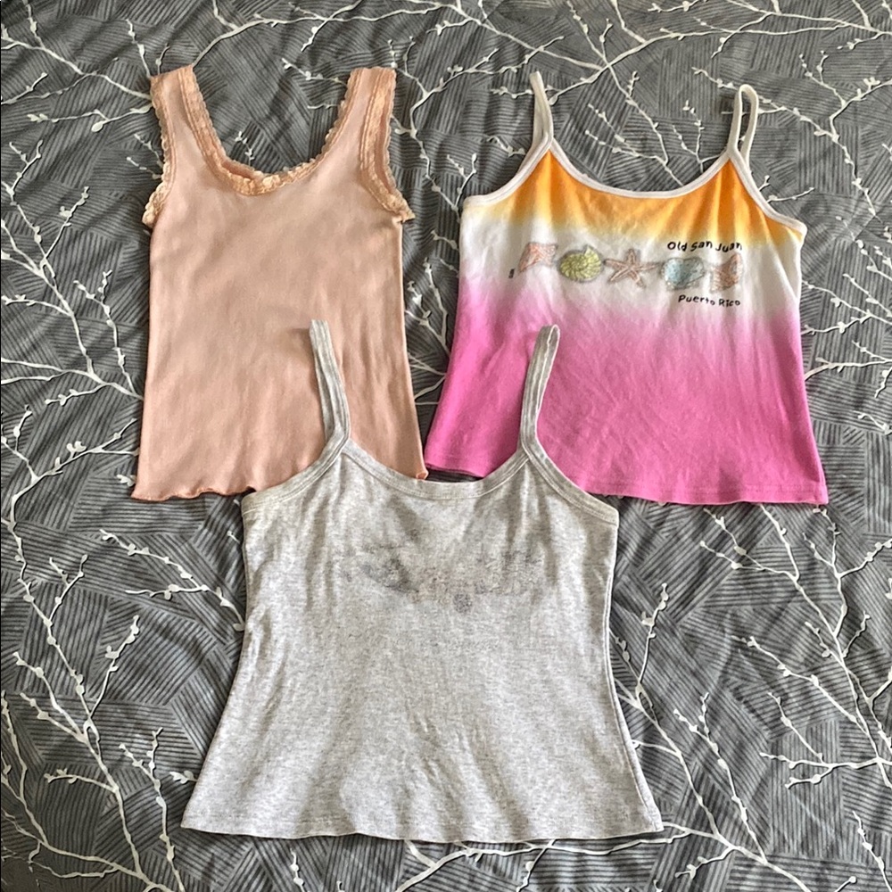 3 Cotton Tank Tops Bundle